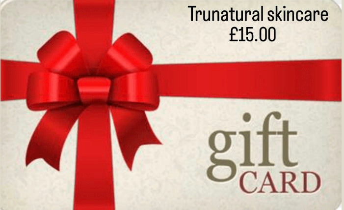 Trunatural skincare gift card