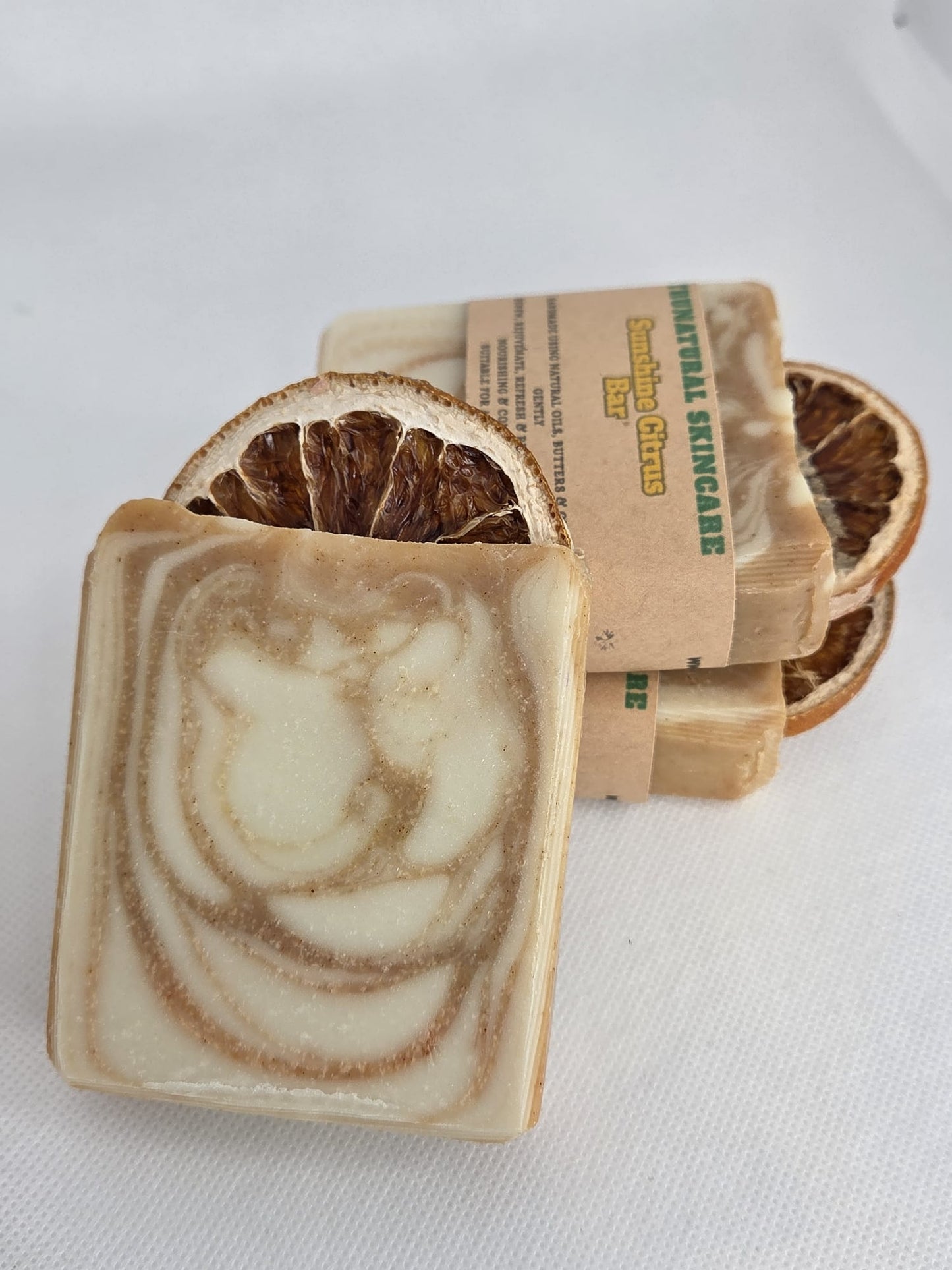Sunshine citrus bar Body Care Soap natural vegan vitamin E glow Coconut Plant Cleansing Shea Olive Cocoa Daily Cleanser Skin Repair