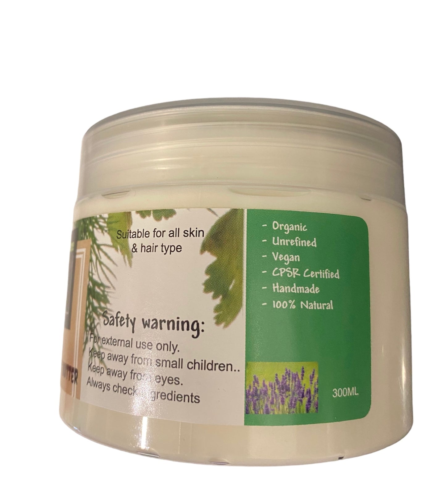 Lavender moisturising hair & body butter