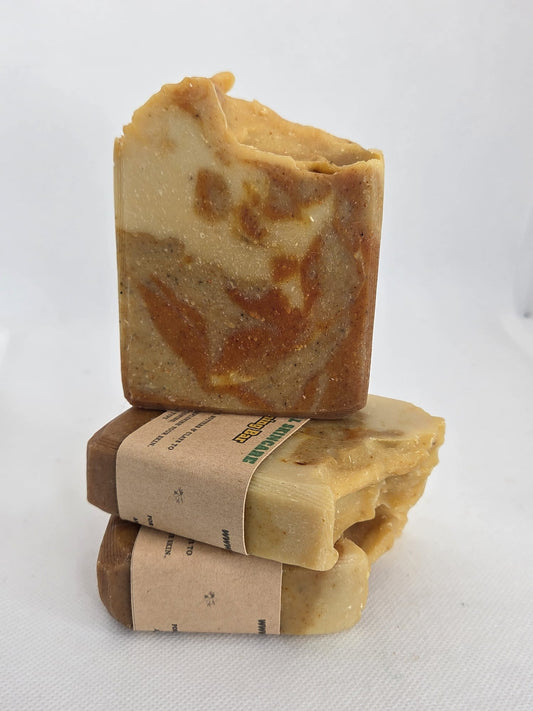 Brightening soap bar kojic acid, turmeric, carrot, lemon Body Care Soap Bergamot  coconut plantCleansing Shea Olive Cocoa Daily vegan handmade plantmade Cleanser Skin Repair Gentle