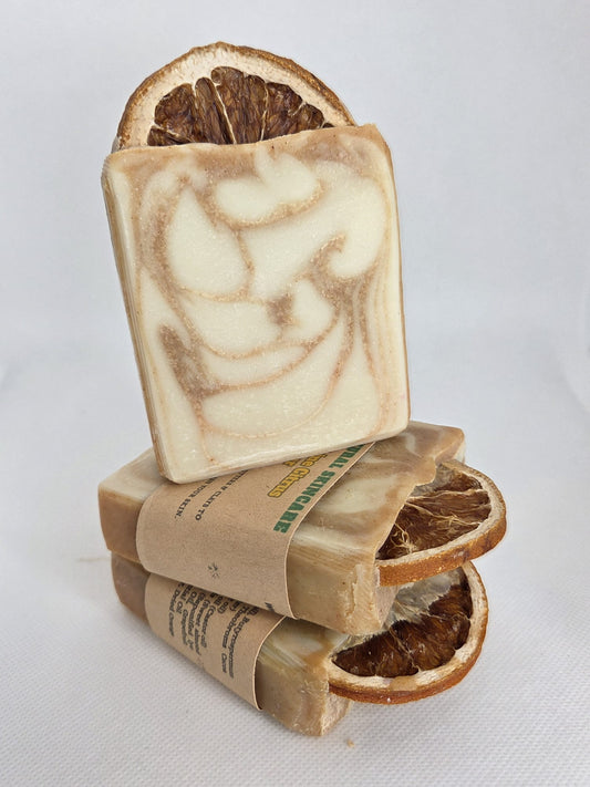 Sunshine citrus bar Body Care Soap natural vegan vitamin E glow Coconut Plant Cleansing Shea Olive Cocoa Daily Cleanser Skin Repair